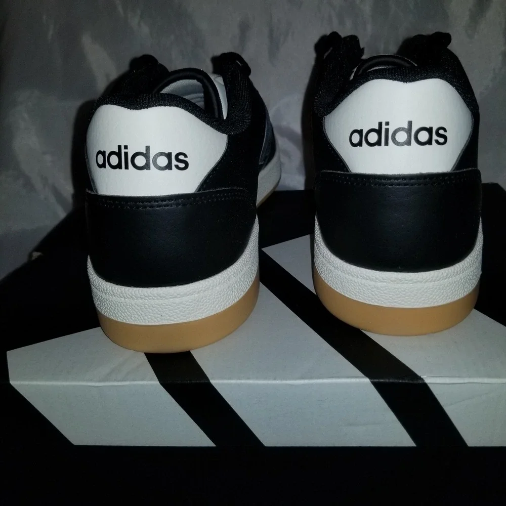 Adidas Break Start Basketball Shoes Mens 9 Black White Excellent Gum Sole IH7963